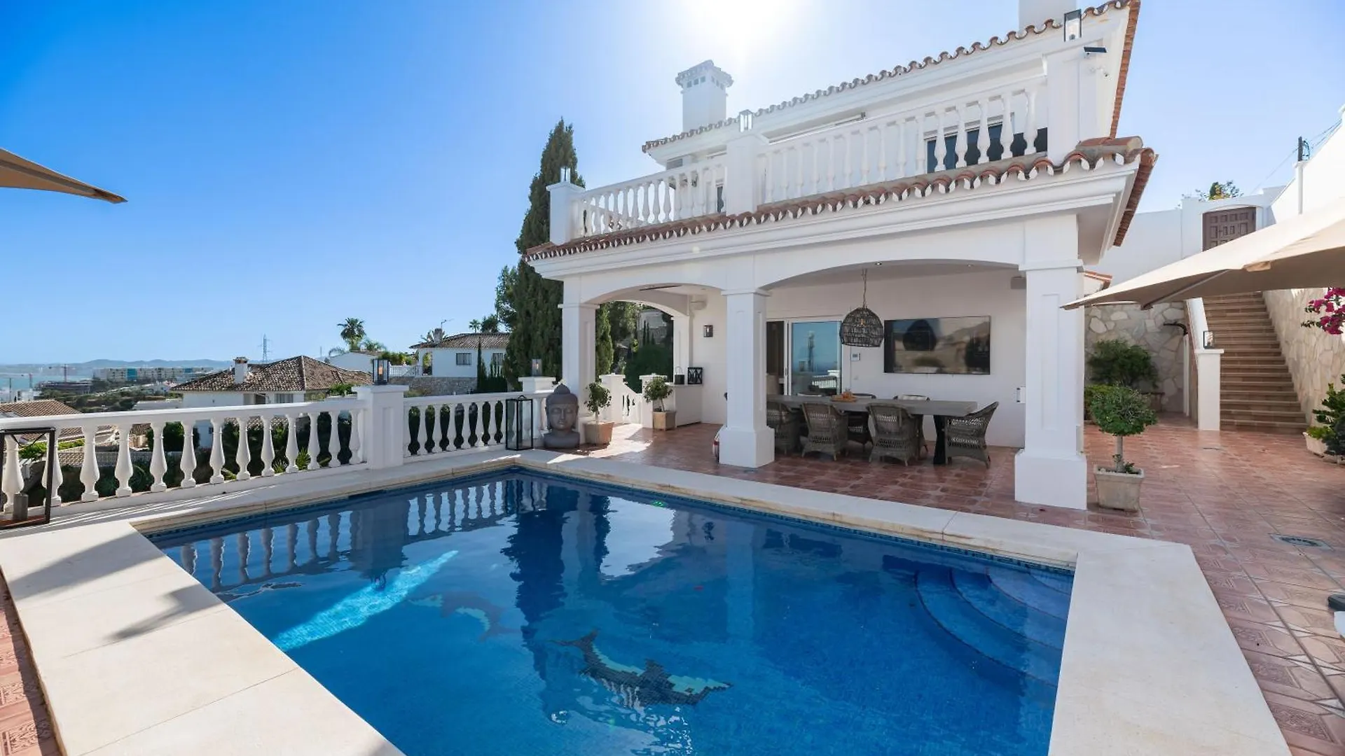 Holiday home Villa With Sea Views & Heated Pool Benalmadena Spain